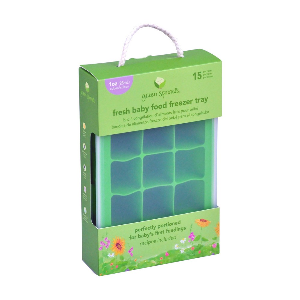 Baby Food Freezer Tray Green