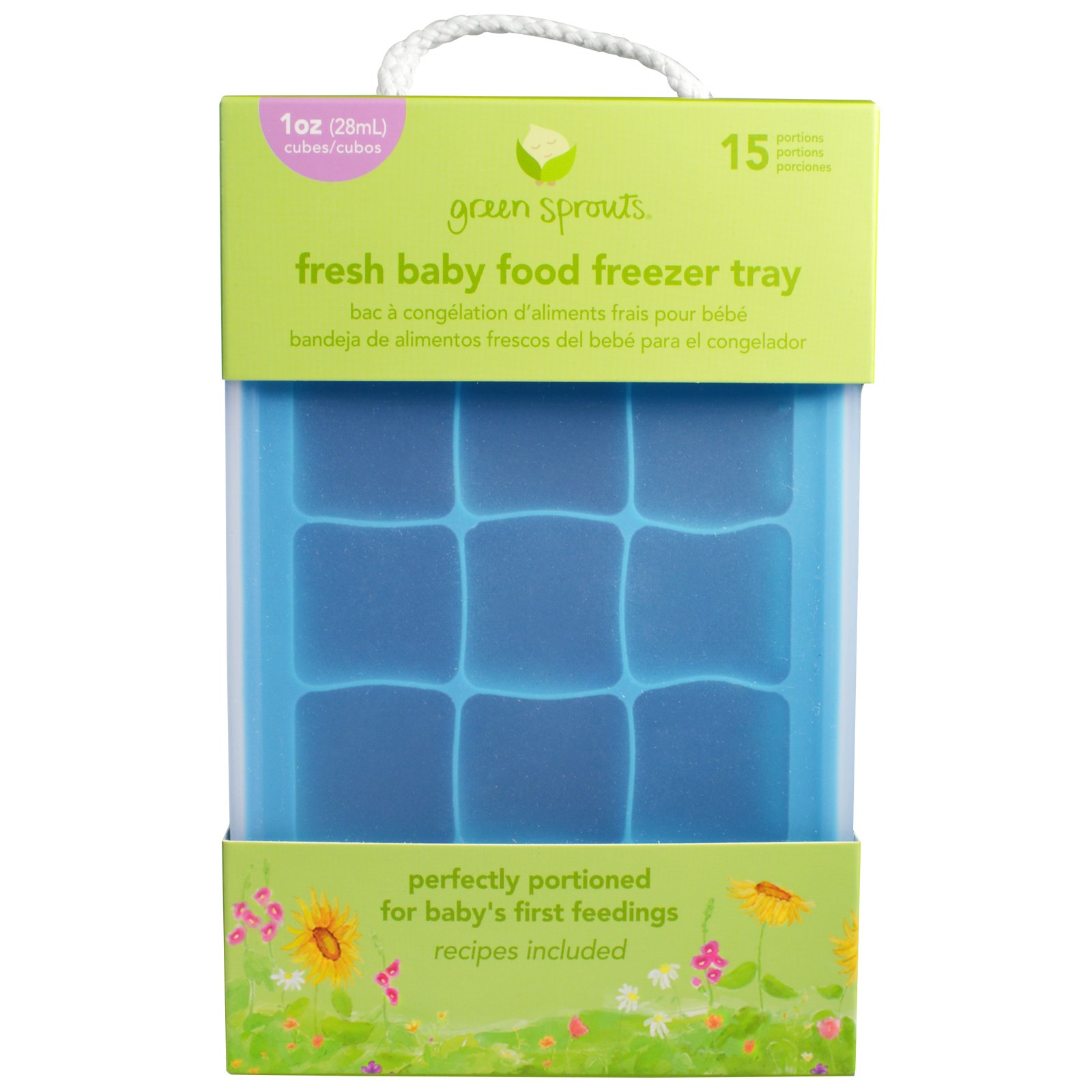 Food Freezer Tray Aqua