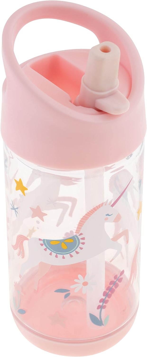 Flip Top Bottle Pink Unicorn
