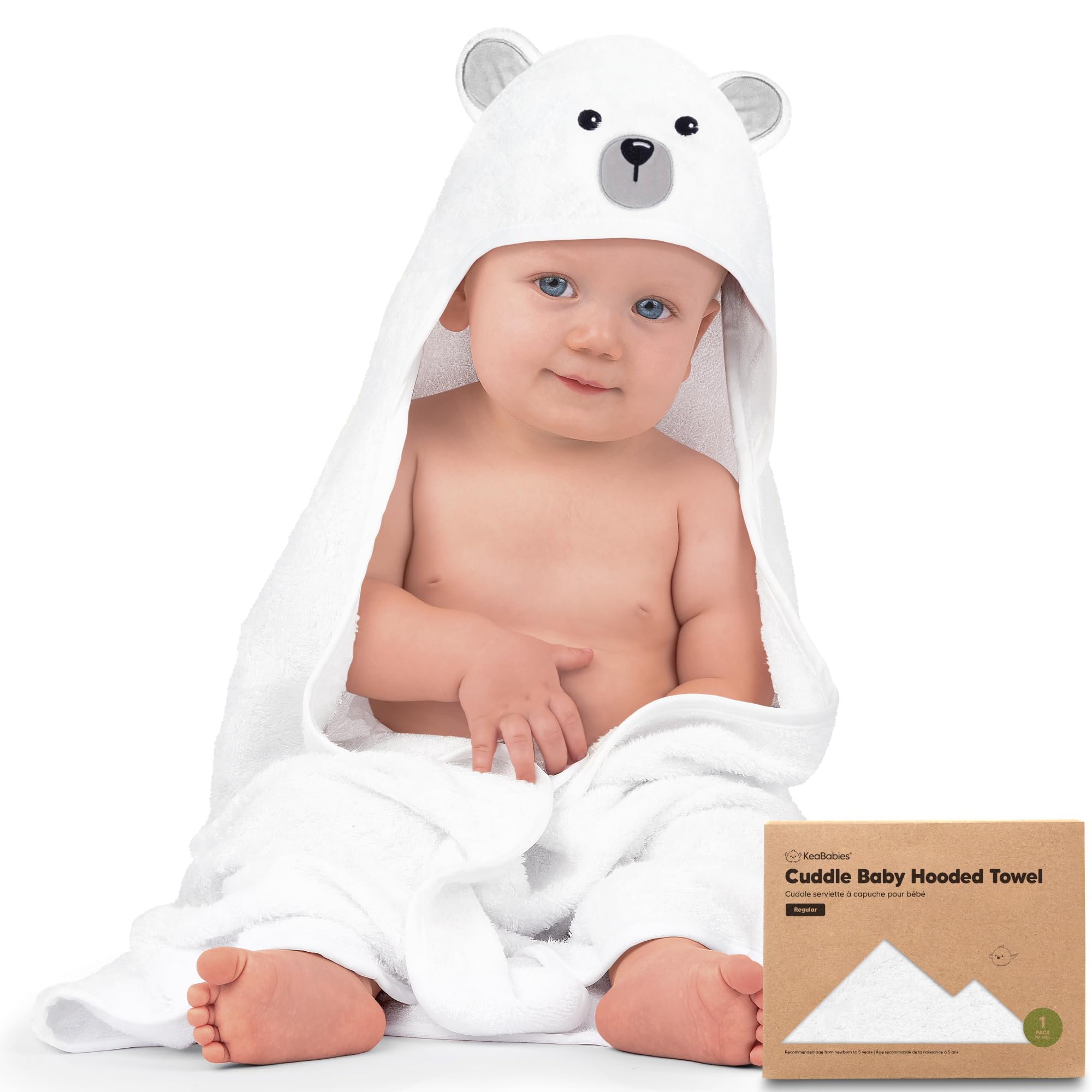 Cuddle Organic Towel Polar