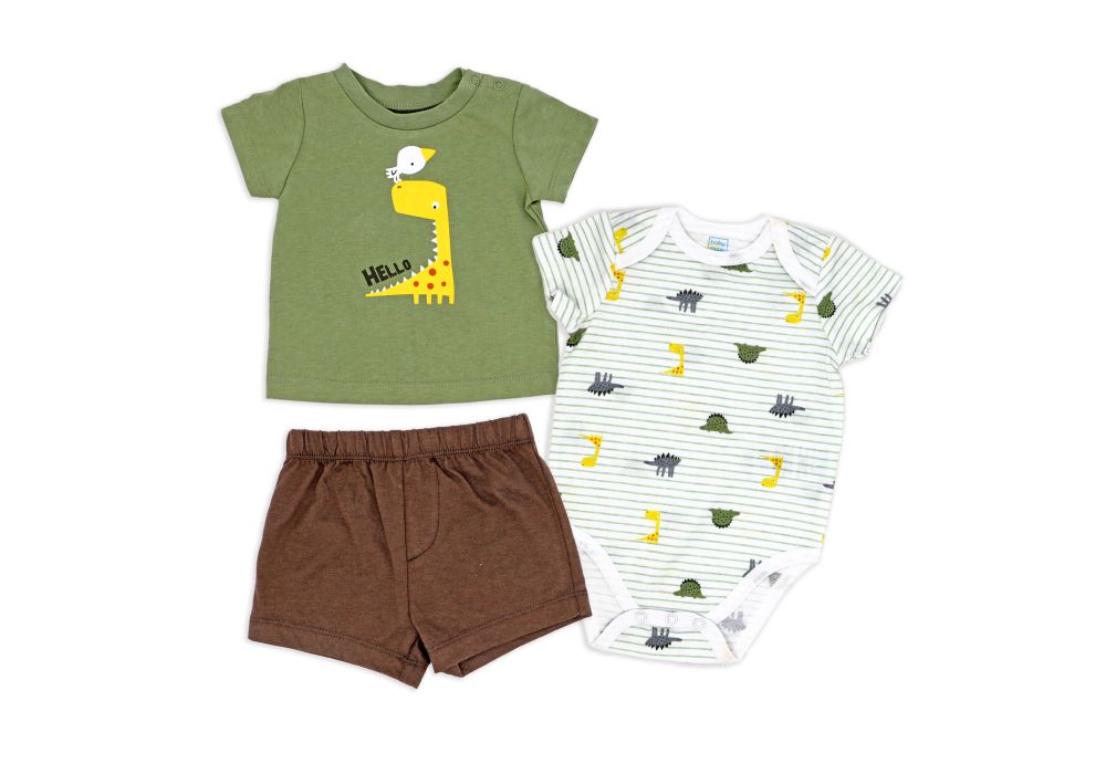 Hello Giraffe 3pc Short Set