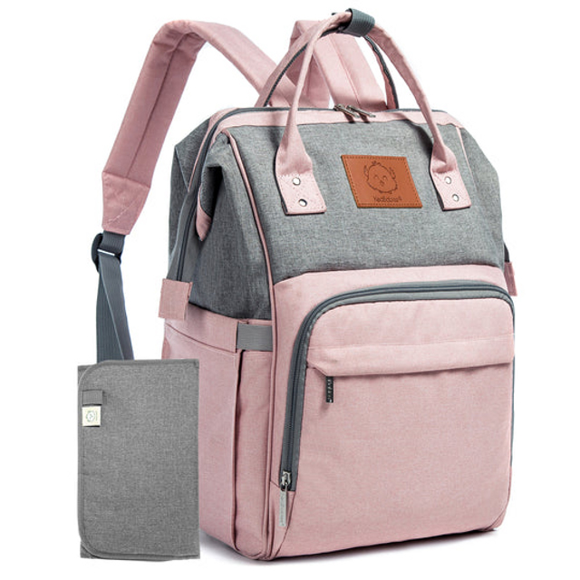 Original Diaper Bag Pink Gray