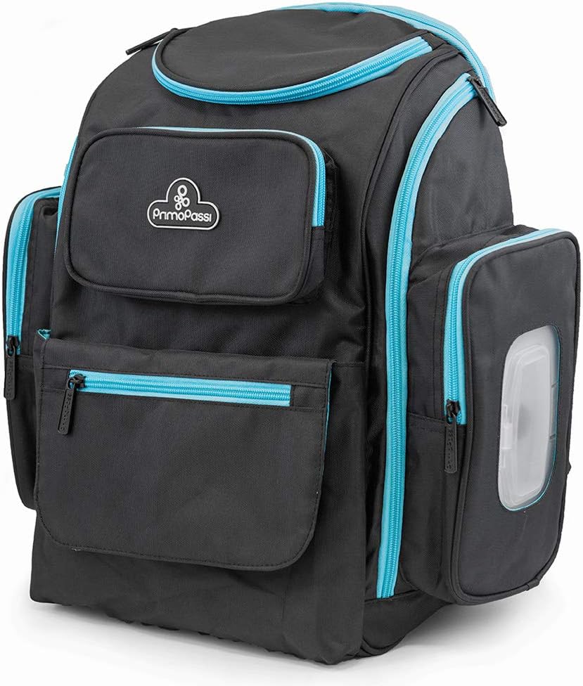 Blue Backpack Diaper Bag