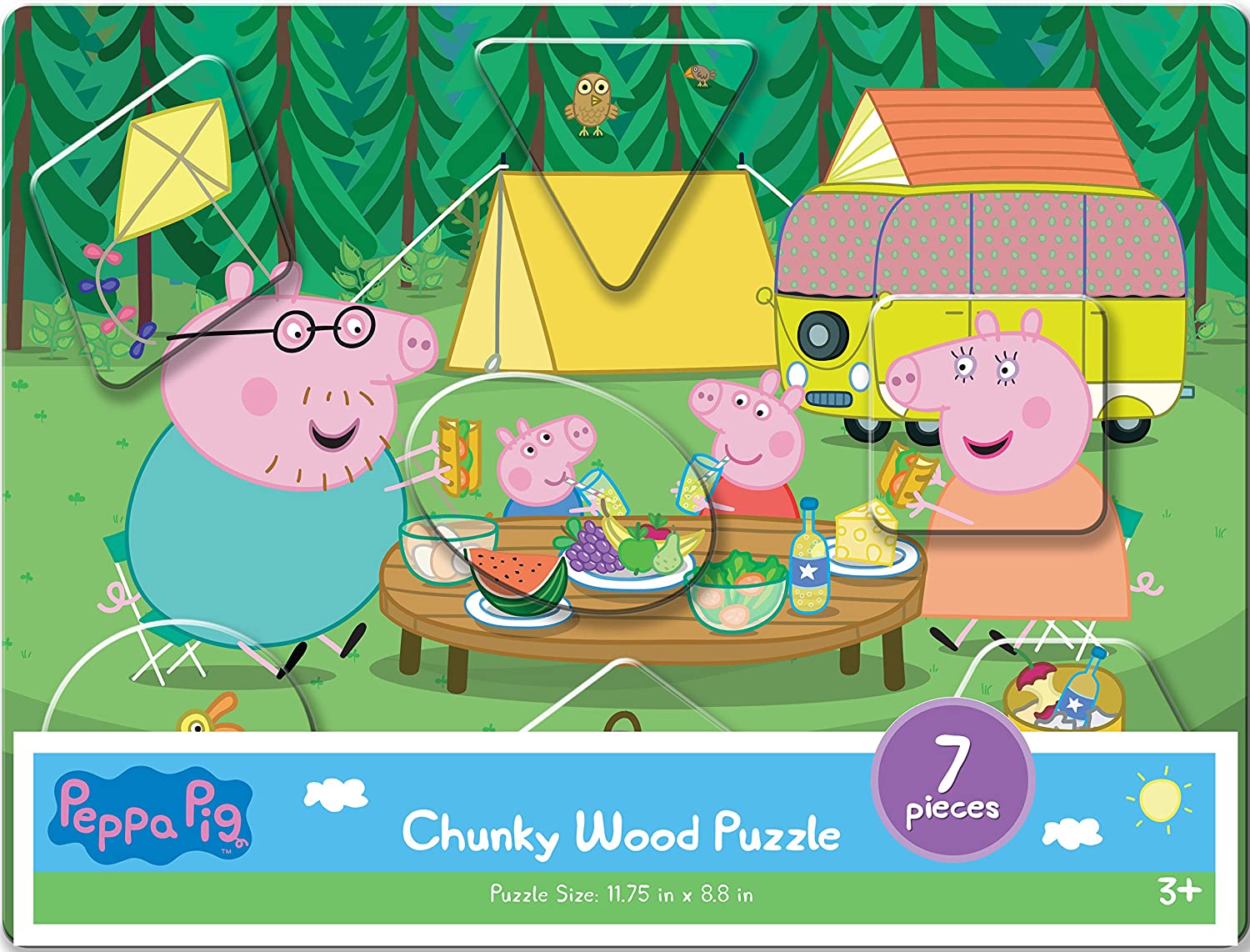 Peppa Pig Chunky Wood Puzzle