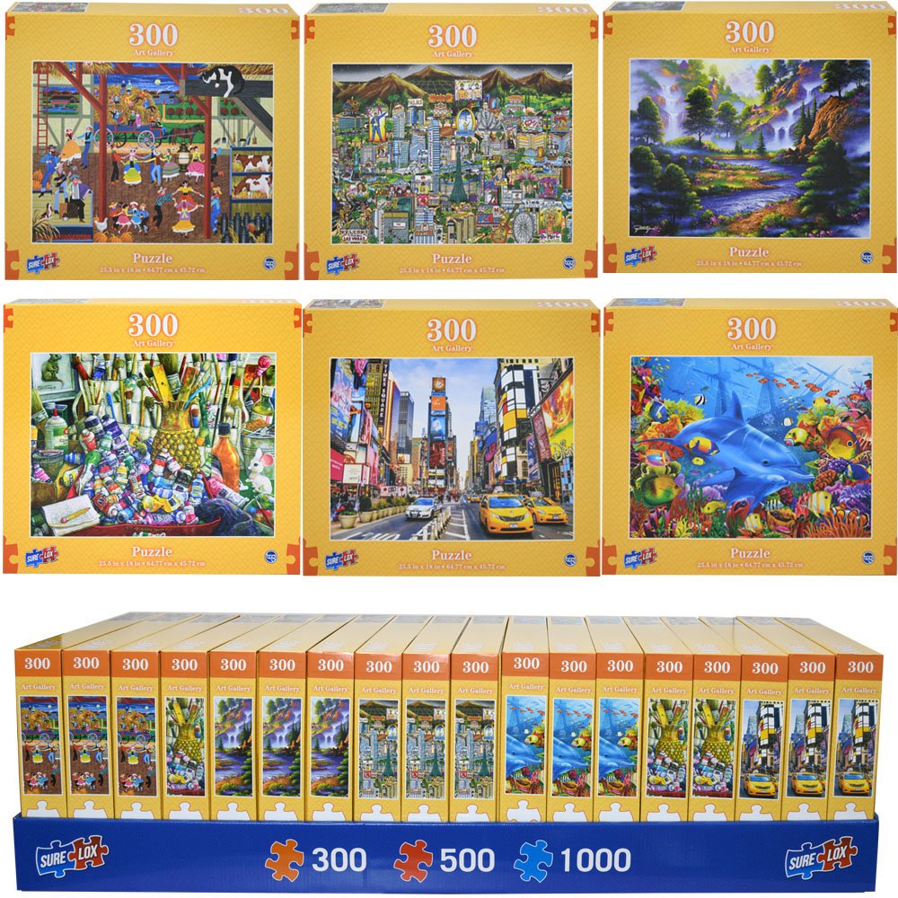 300pc Puzzle in 12 x 12 Box