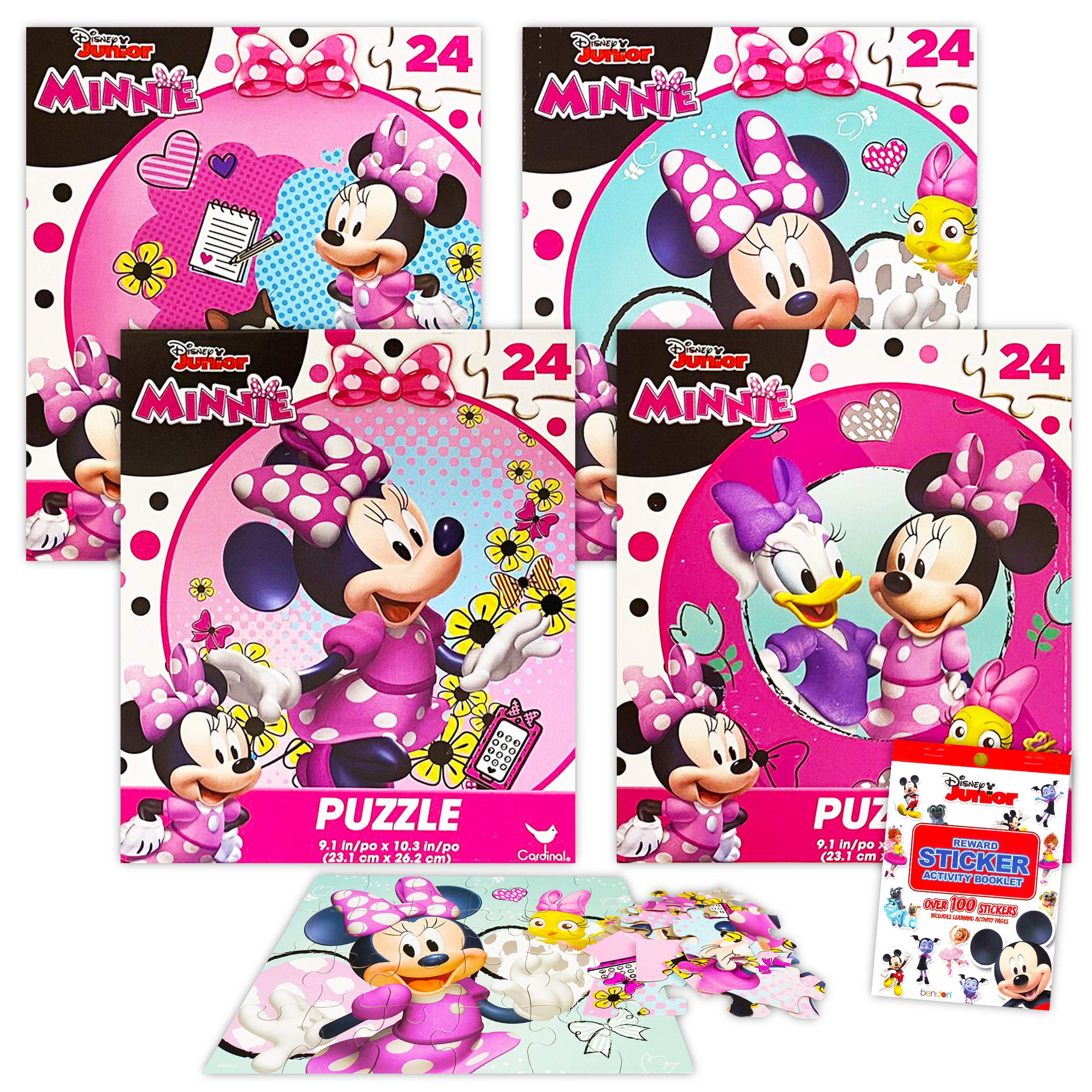 Minnie Mouse 4pk Puzzle