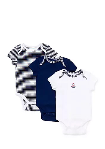 SAILBOATS 3PK BODYSUITS