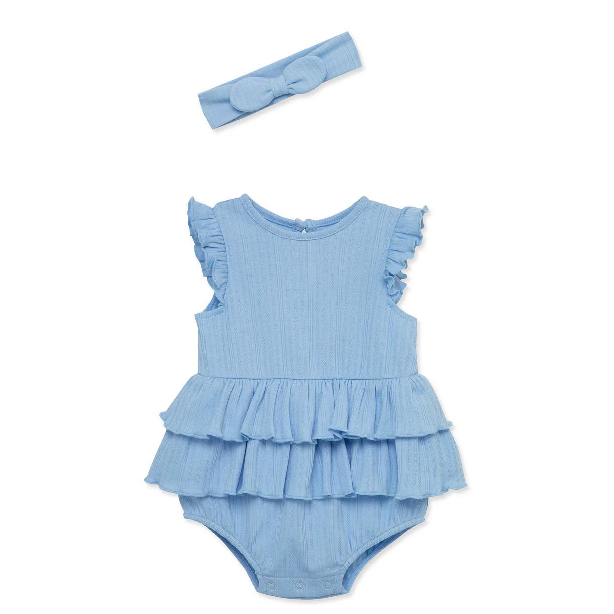 Blue Knit Bubble Set