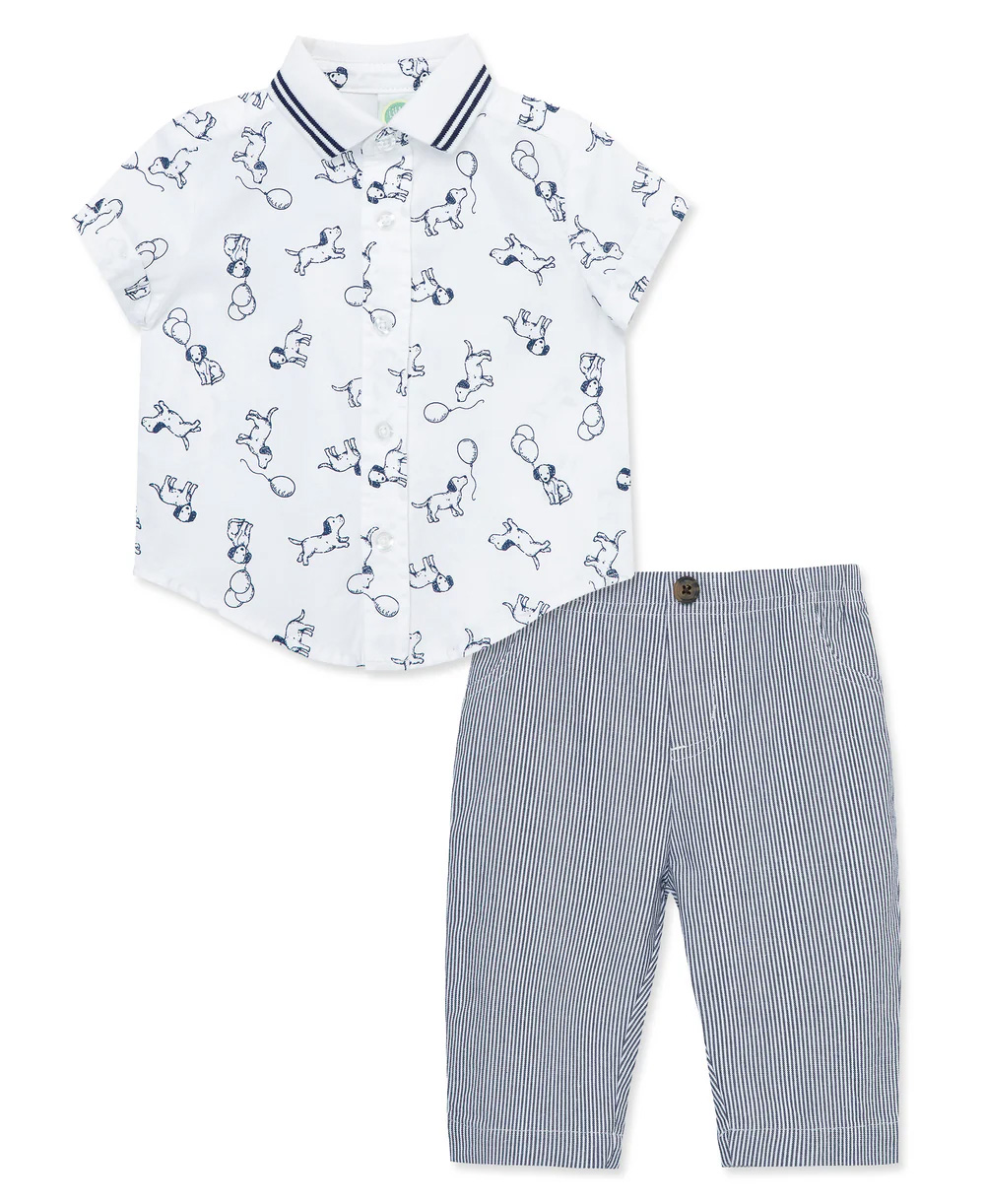Puppies Pant set-Blue