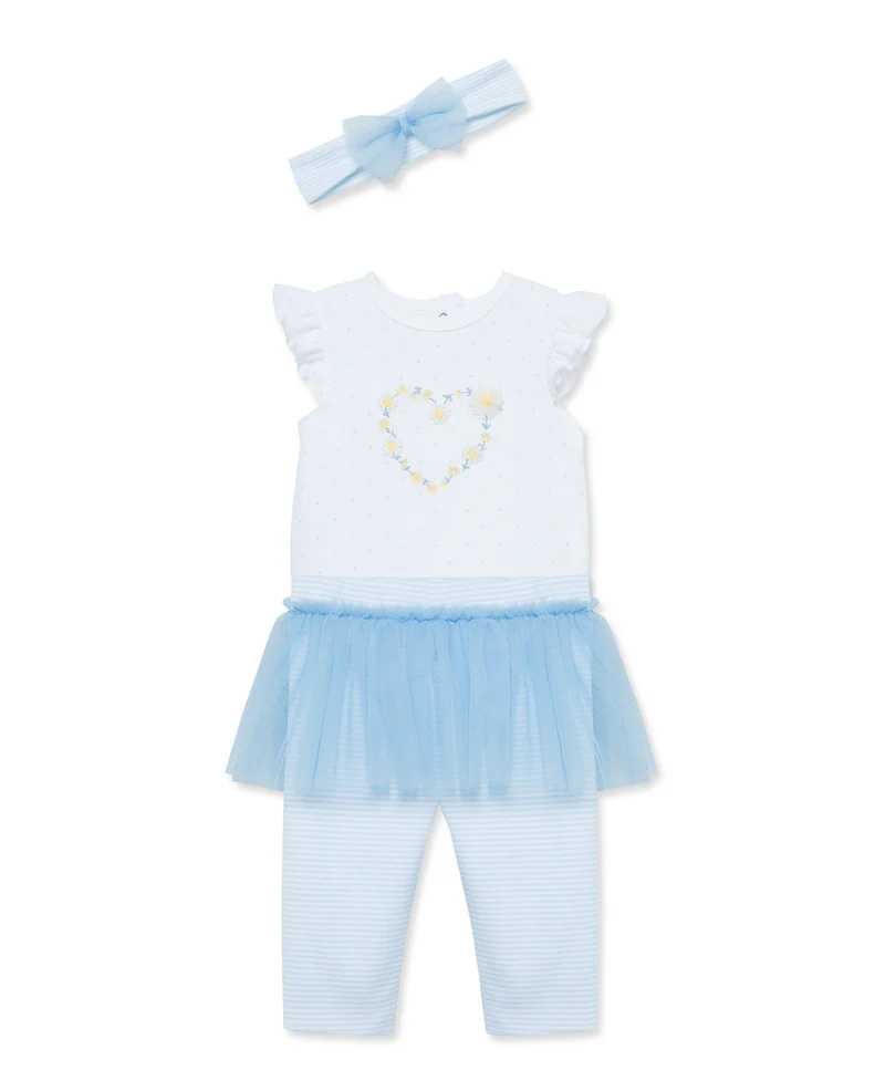 Daisies Skegging Set-Hband-Blue
