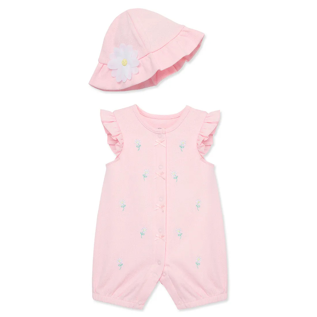 Daisies Romper-Hat
