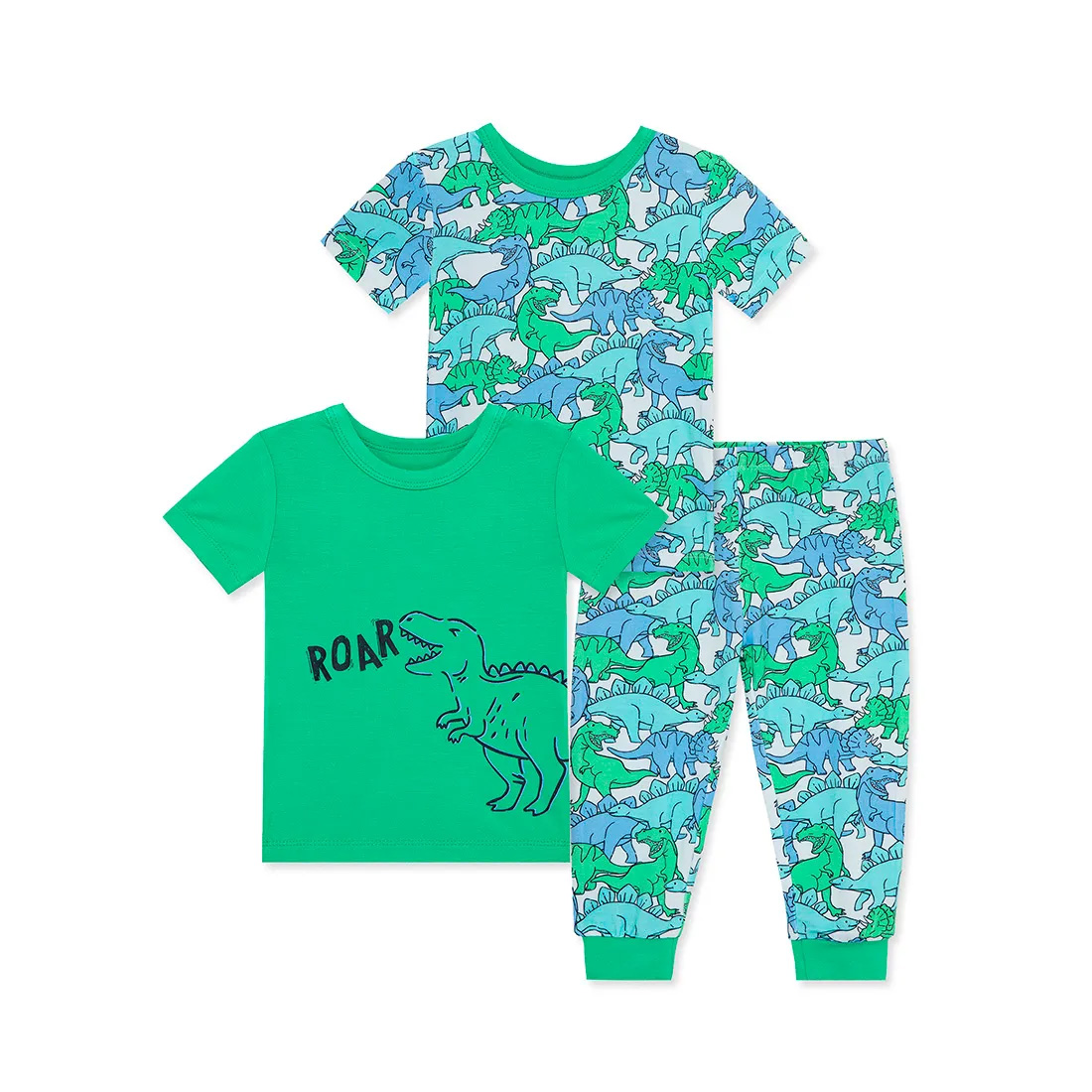 Dino 3Pc PJ-Green