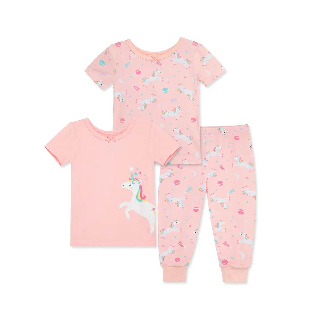 Unicorn 3Pc PJ-Pink