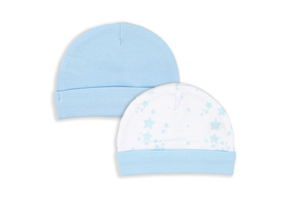 2pk Galaxy Hat Blue