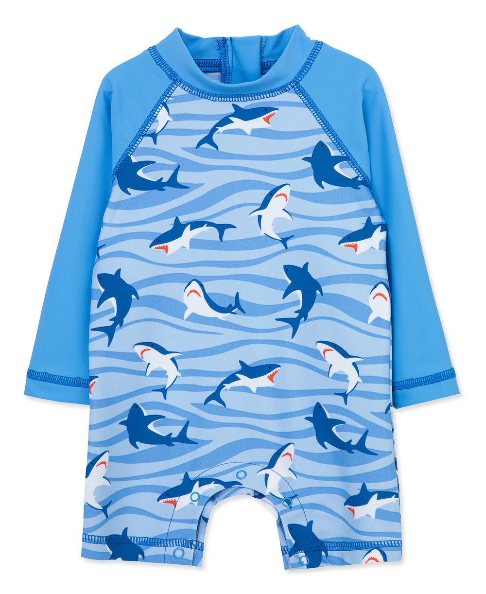 Shark LS Rashguard Suit-Blue
