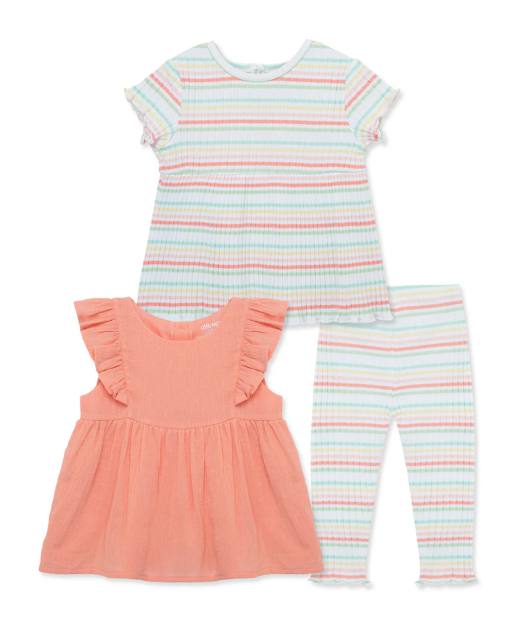 Stripe 3Pc Play Set-Pink