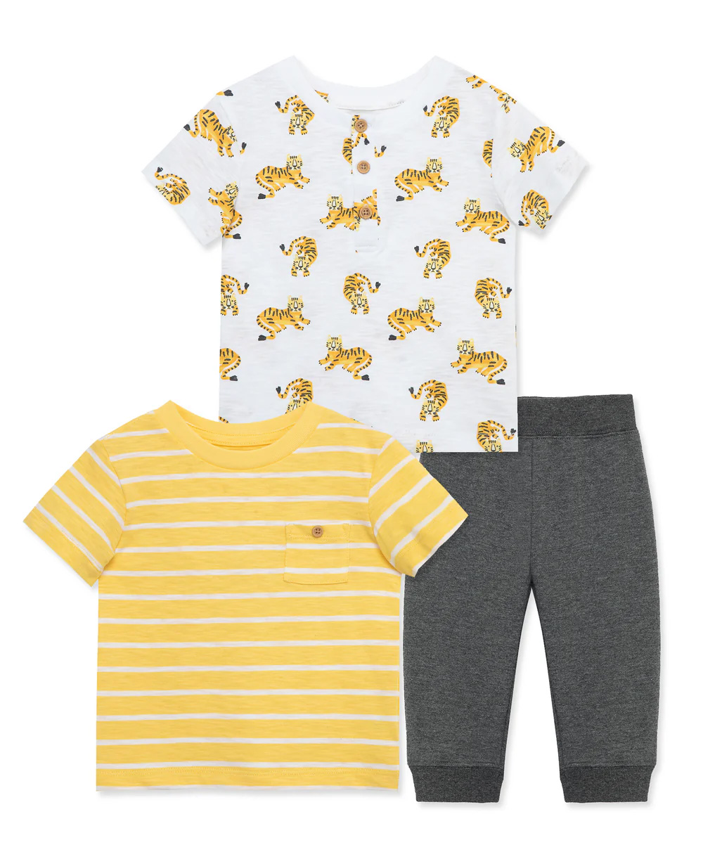 Tiger 3Pc Play Set-Grey
