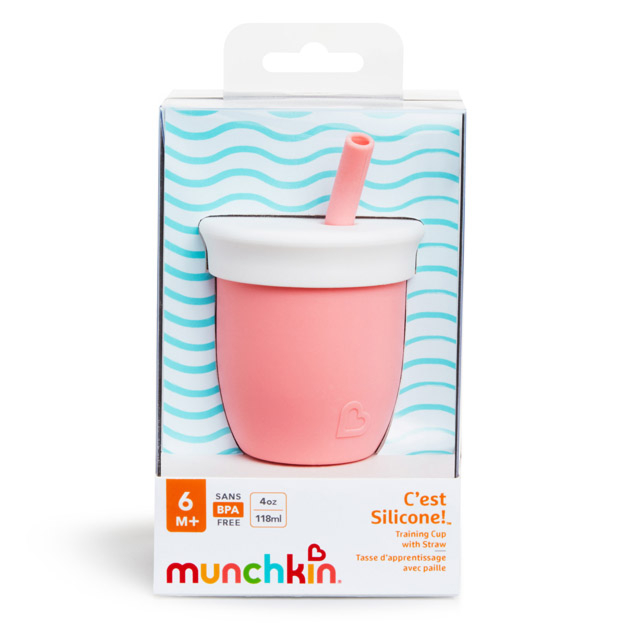 4oz Silicone Cup Coral