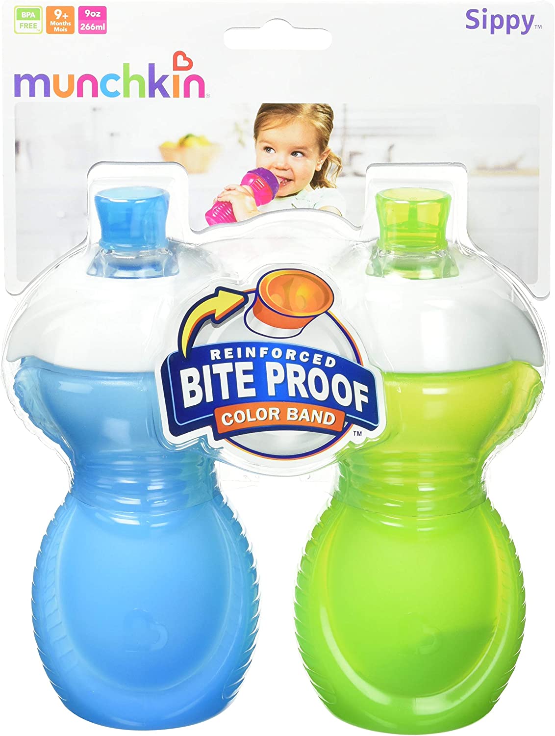 Bite Proof Sippy Cup 2pk 9oz