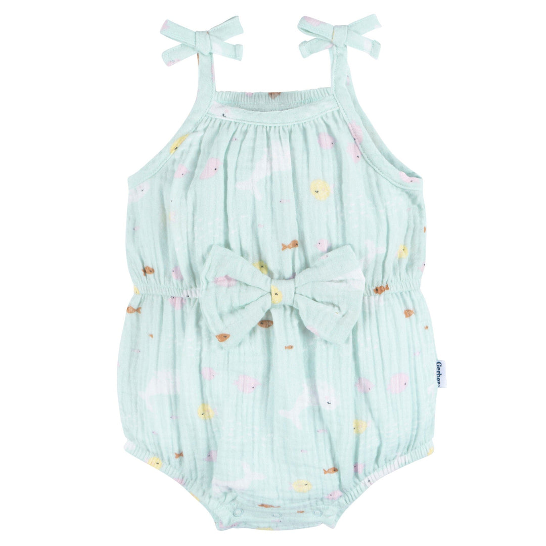 GB Romper W Bow