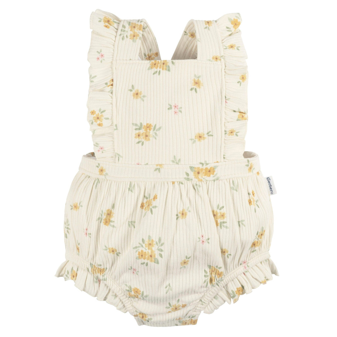 GERBER 1PK RUFFLE&nbsp;&nbsp;ROMPER
