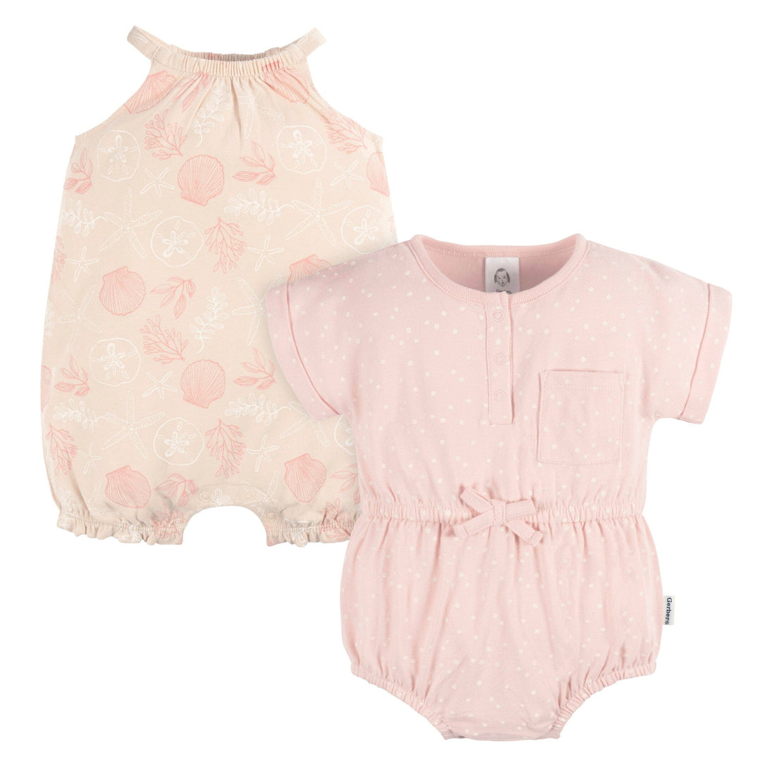 GERBER 2PK ROMPERS