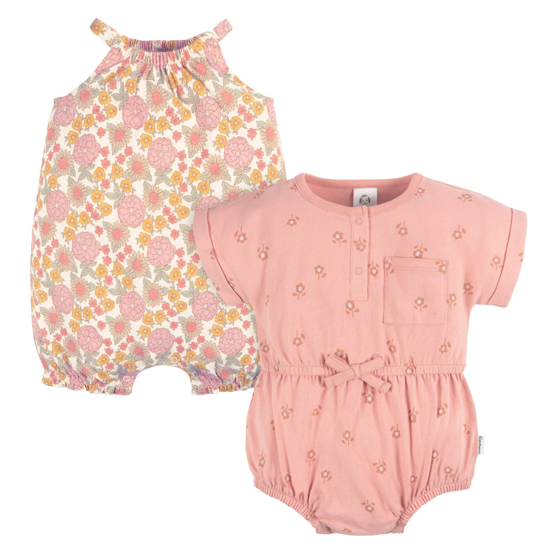 GERBER 2PK ROMPERS