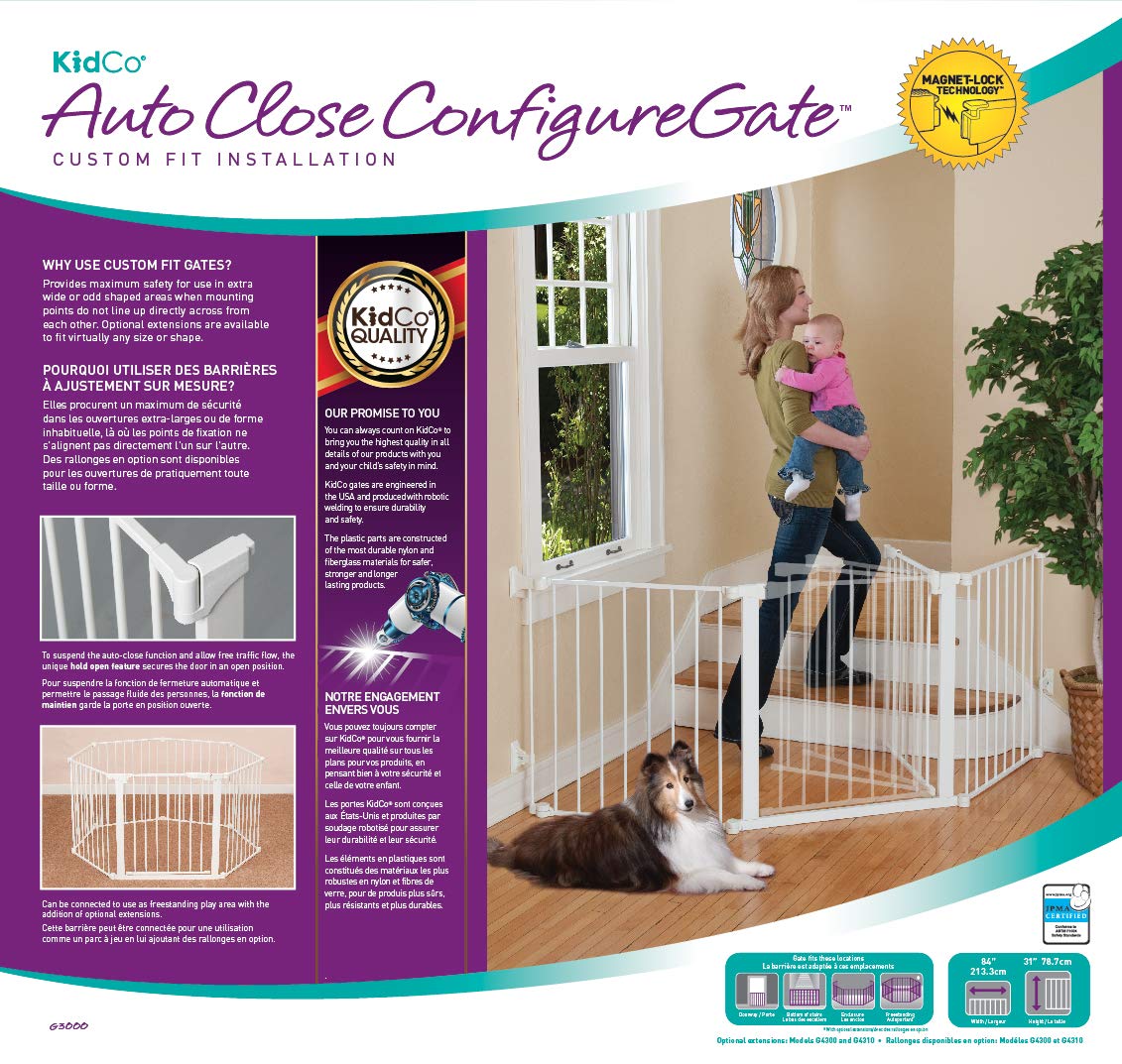 KIDCO CONFIGURE GATE White