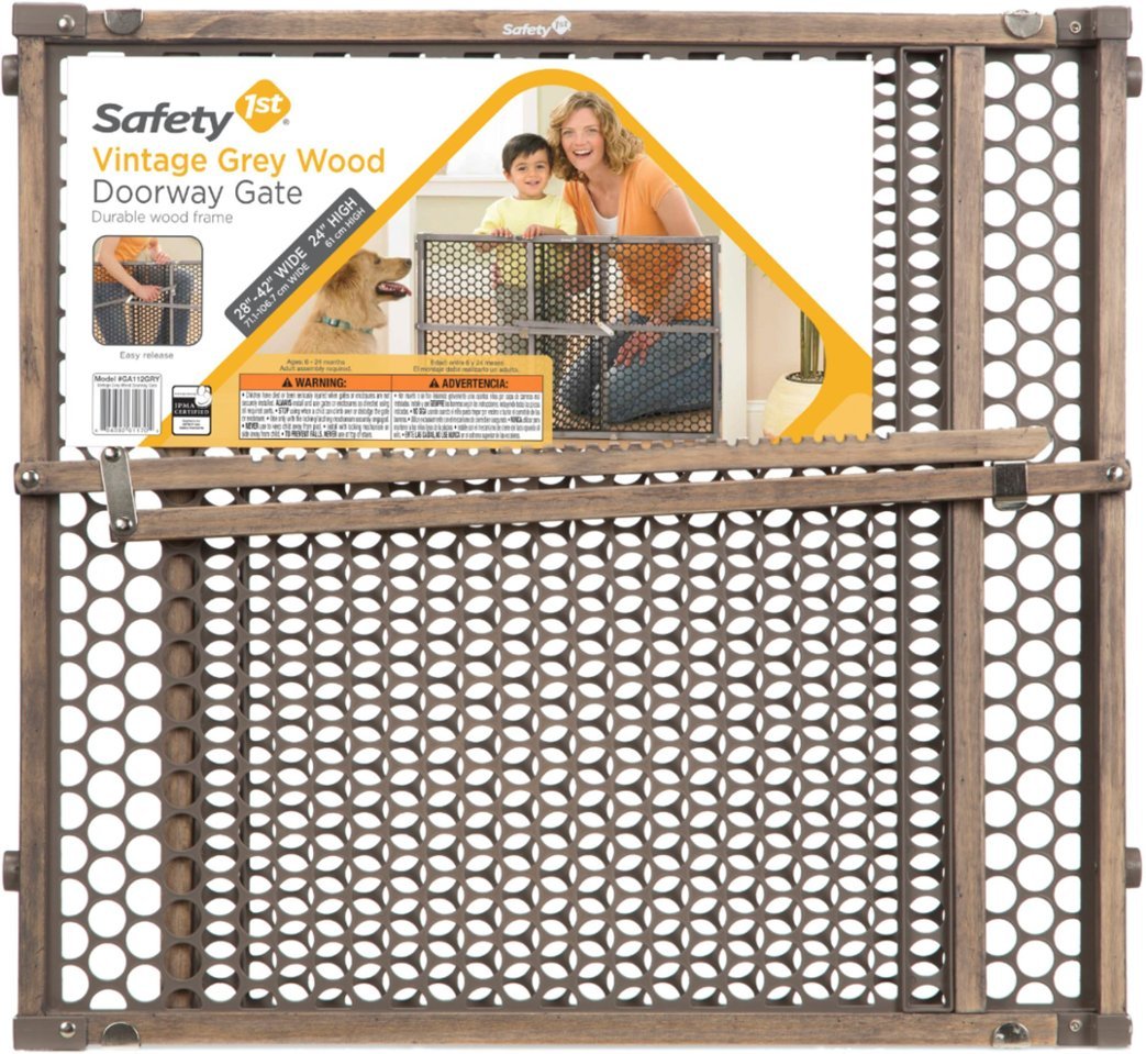 VINTAGE GREY WOOD DOORWAY GATE