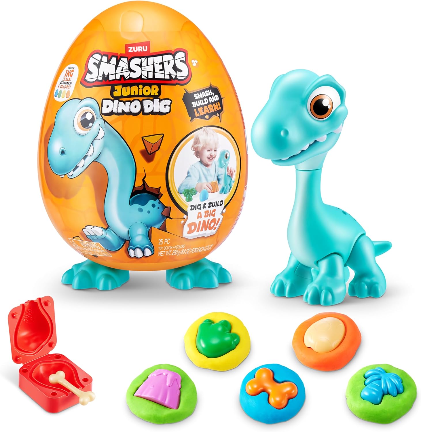 Smashers Jr Dino Dig Lrg Egg
