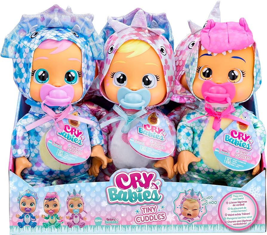CRY BABIES  CUDDLES DINOS CDU