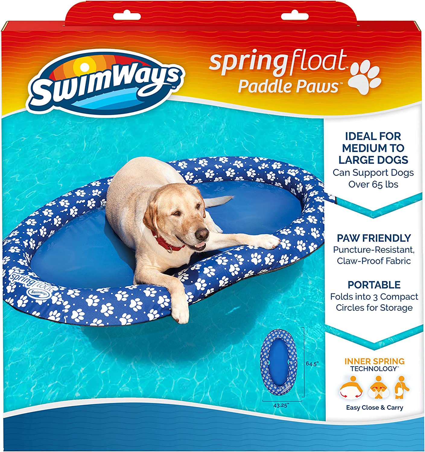Swimways Paddle Paws LG