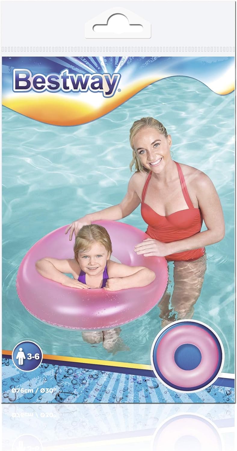 H2OGO 30" Frosted Neon Swim Ring