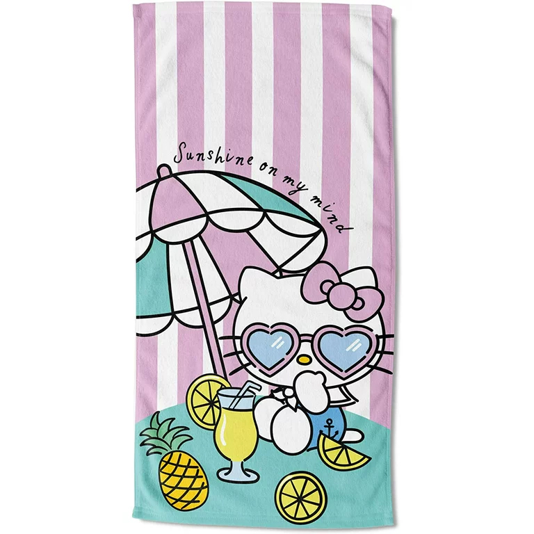 Hello Kitty 54x27" Beach Towel