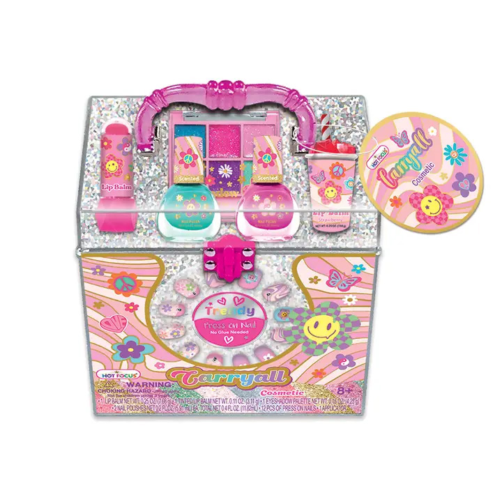 Carryall Cosmetic,Groovy Flower