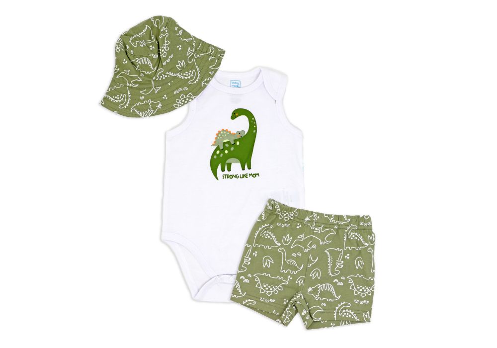 Dino 3pc Sunhat Set