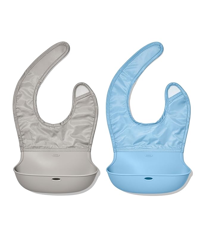 OXO BIB 2 PK DUSK / DRIZZLE