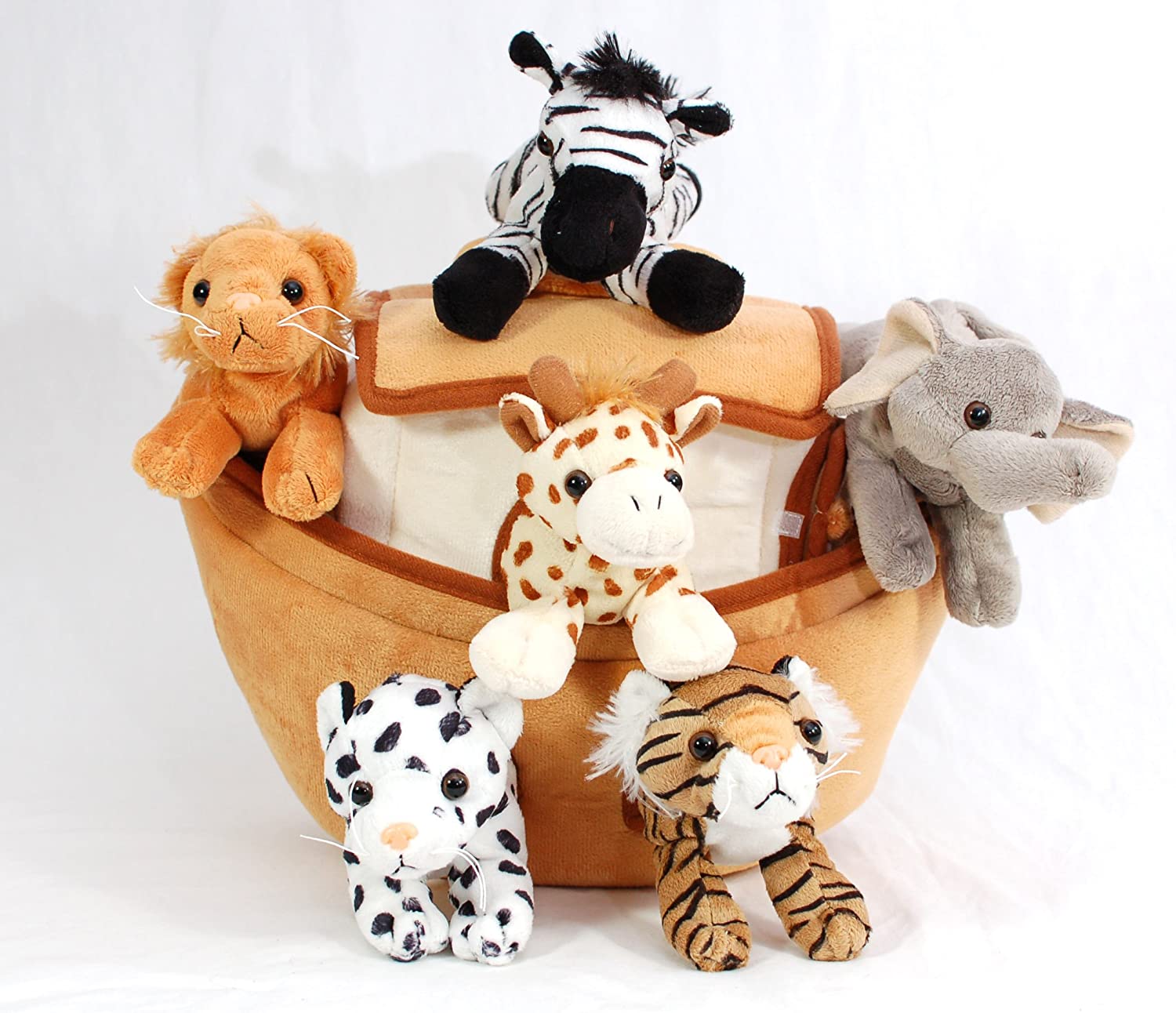 NOAH'S ARK AND PLUSH ANIMALS