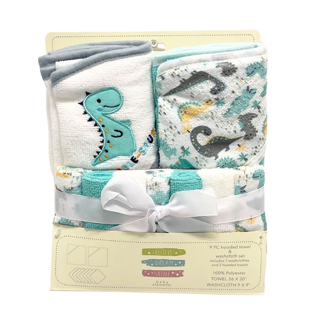 9PC TOWEL WASHCLOTHS