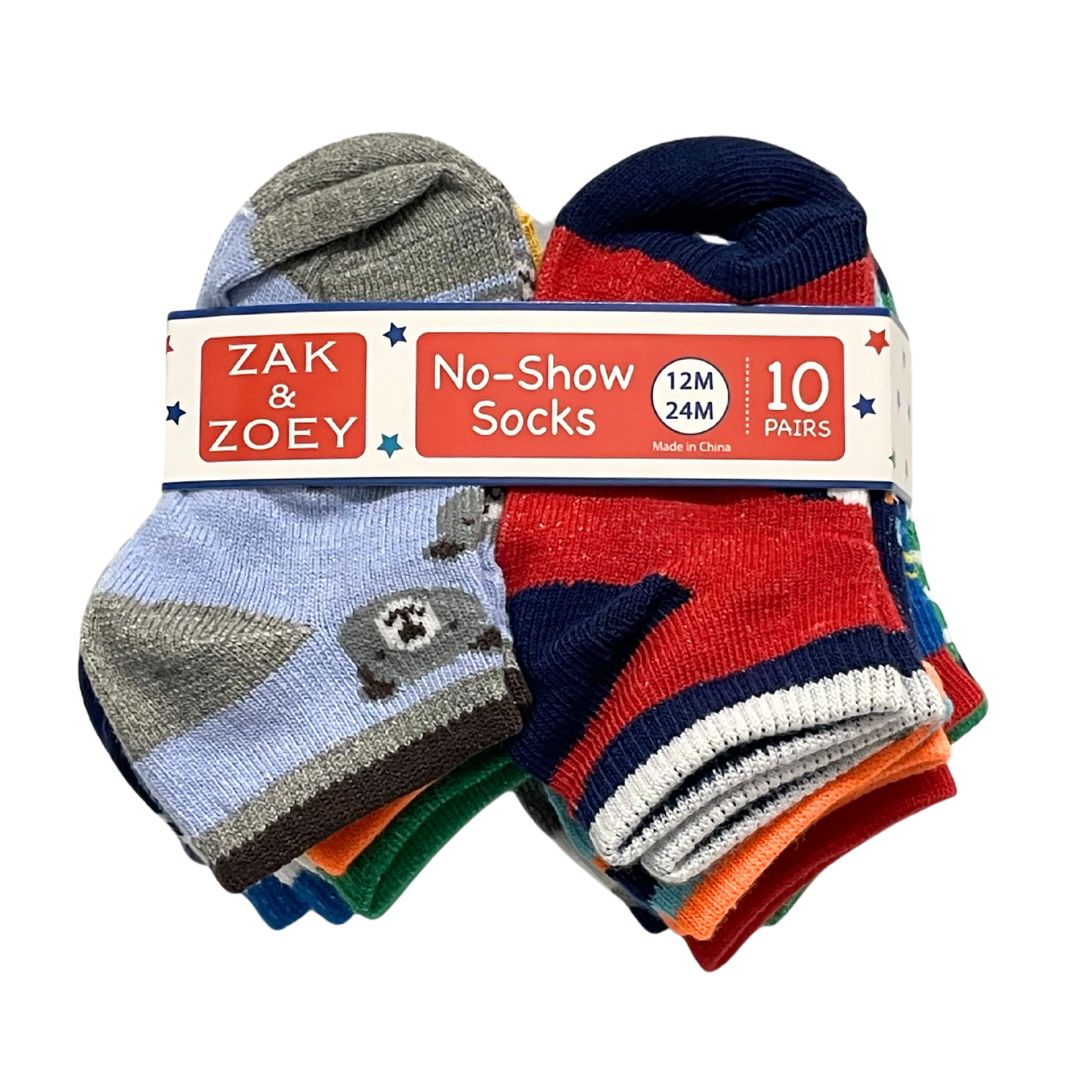 10pk Boys Socks 12-24M
