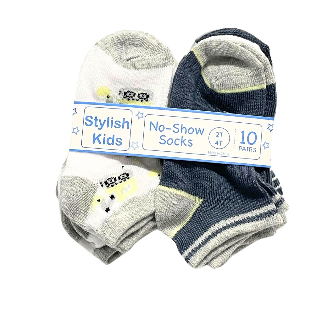 10pk Boys Socks 2T-4T