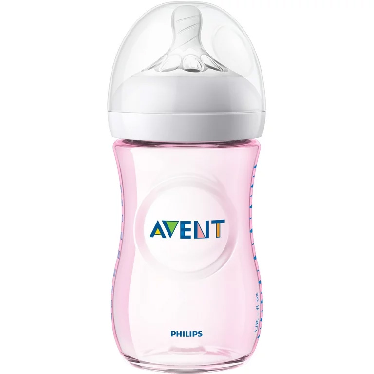 AVENT BOTTLE 9OZ . PINK