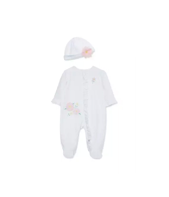 Daisy Love Footie/Hat