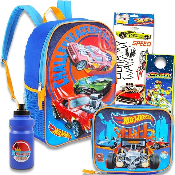 Hotwheels Backpack & Lunchkit