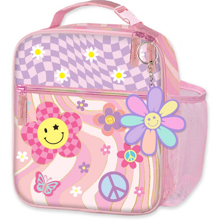 Insulated Lunch Bag,Groovy Flowe