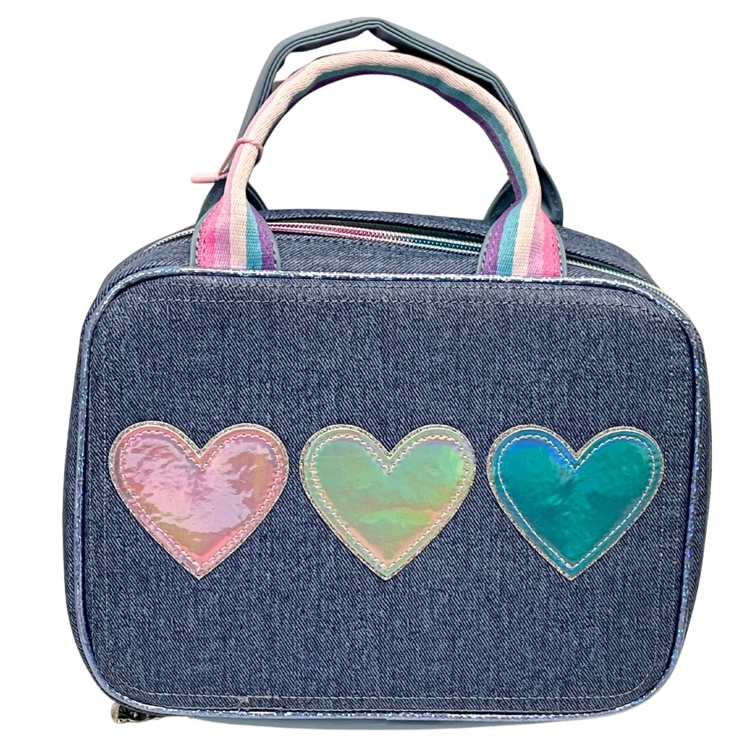 Heart Denim Lunchbag