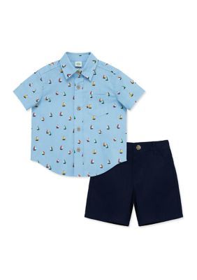 Boat Woven Short Set