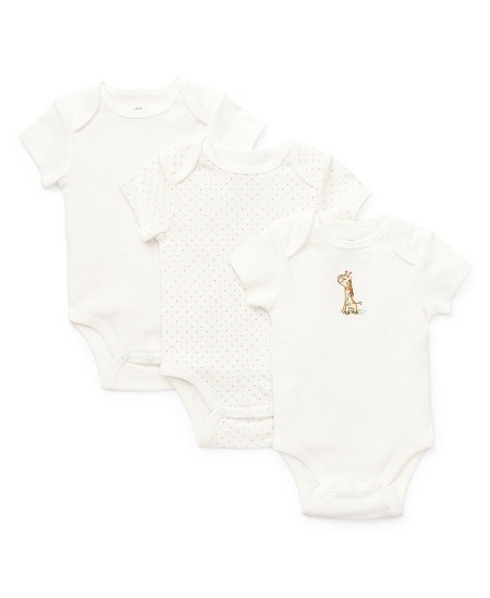 GIRAFFE 3PK BODYSUIT