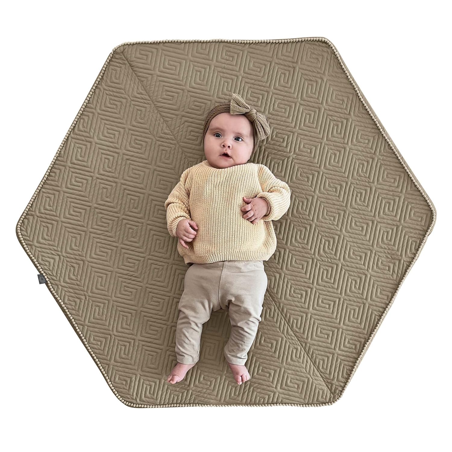 Play Mat Luxe Natural Maze