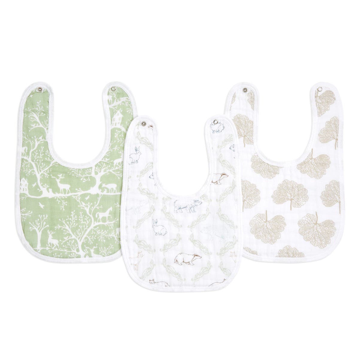 HARMONY 3PK SNAP BIBS